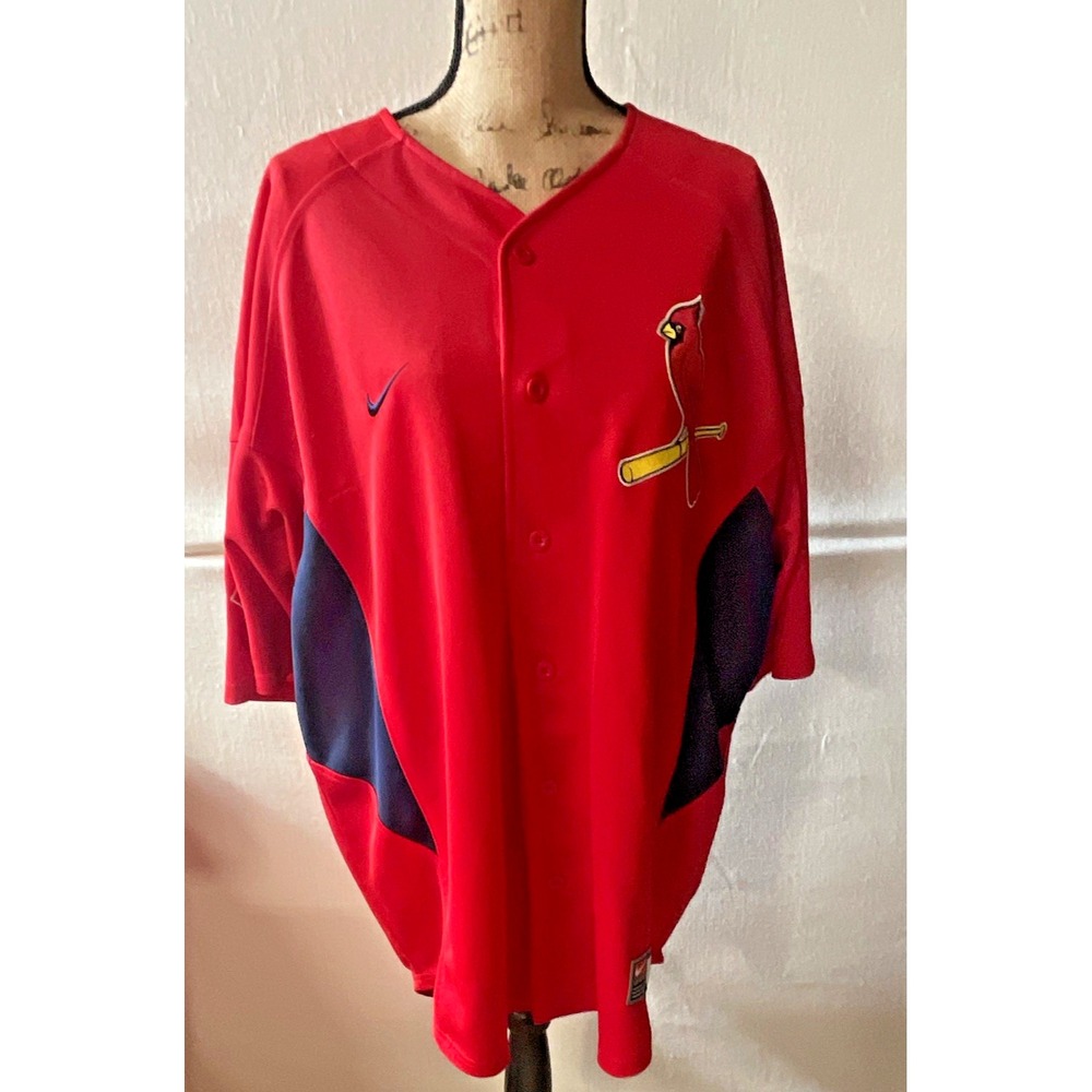 Nike St. Louis Cardinals Albert Pujols #5 MLB Baseball Jersey Red/Navy XL